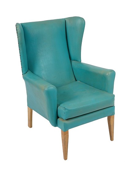  Blue PVC Armchair